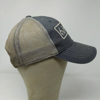Realtree Xtra Men's Snapback Mesh Back Hat Gray Distressed Embroidered Logo
