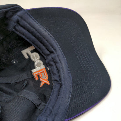 FedEx Express Mens Slideback Uniform Hat Blue Size XL Embroidered Logo