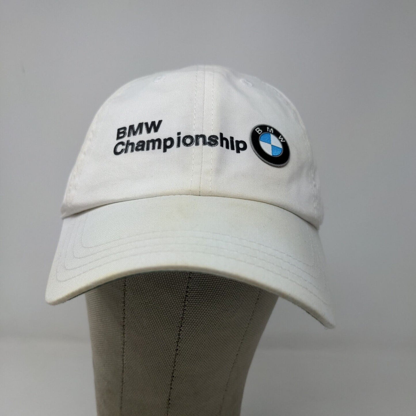 American Needle Men's BMW Championship Strapback Hat White Adjustable