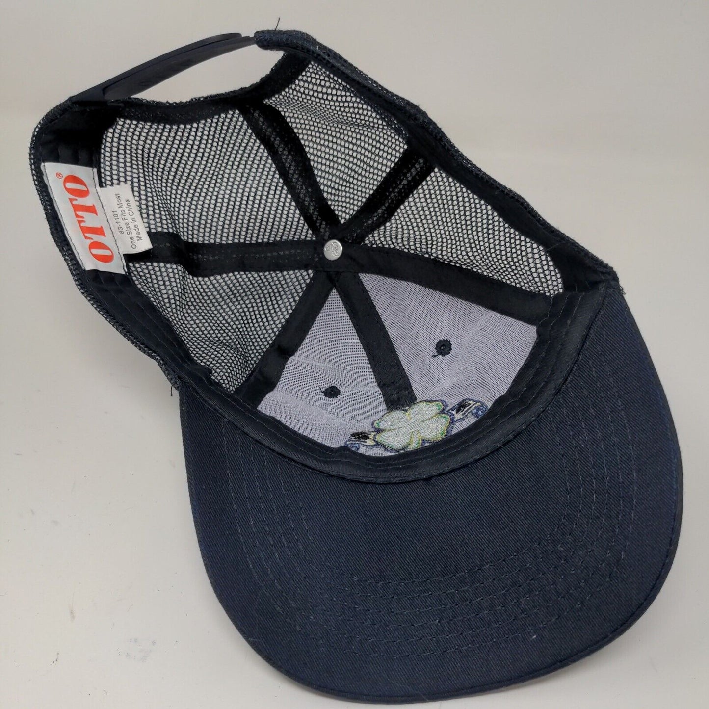 Otto Hendricks County 4-H Fair Blue Snapback Meshback Hat Cap One Size