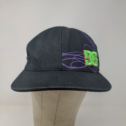 Flexfit Men's DC Shoes Fitted Hat Cap Black Size S-M Embroidered Logo