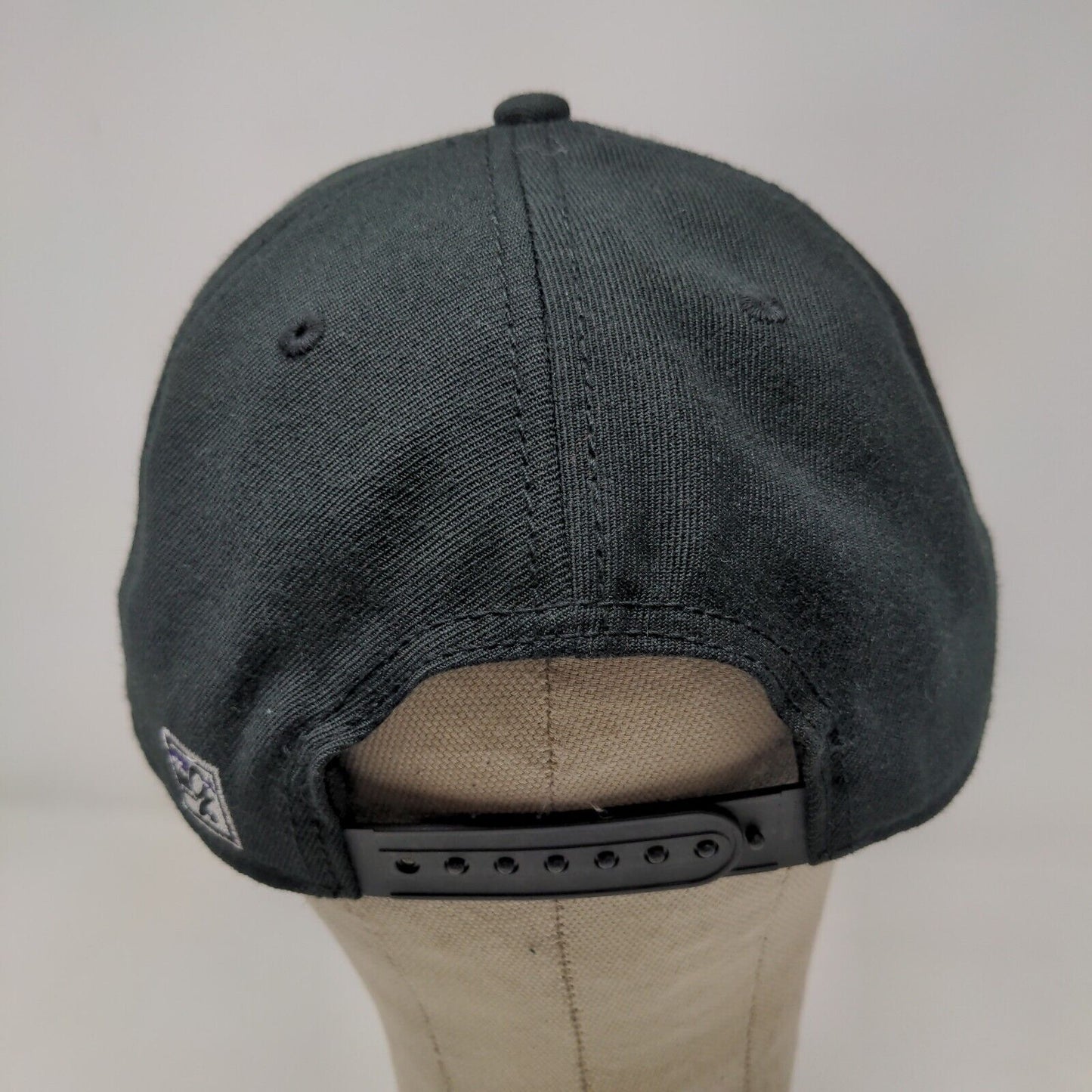 The Game Men's Snapback Hat Black OSFM Embroidered Trojan Acrylic Wool Blend