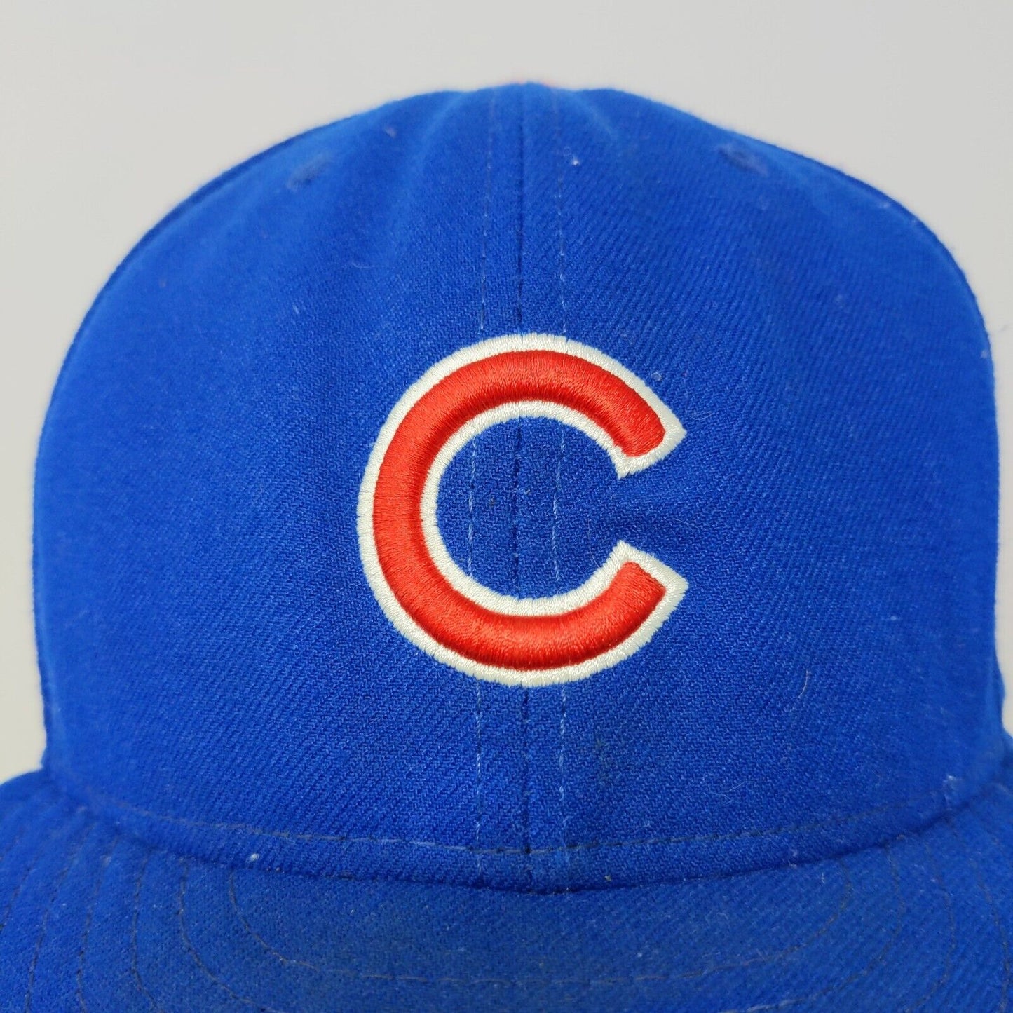 MLB Chicago Cubs New Era 59Fifty MLB Fitted Baseball Cap Size 7 7/8 Embroidered