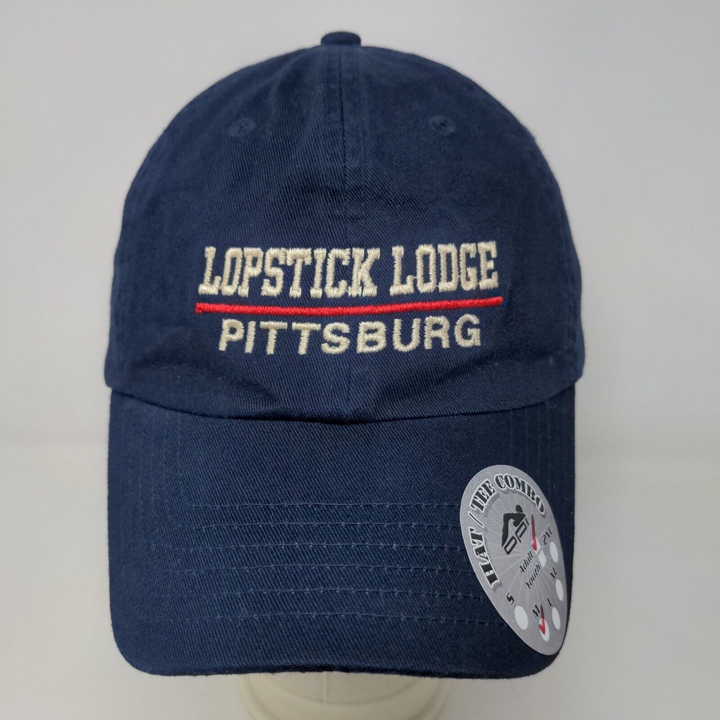 Unbranded Men's Slideback Hat Blue M Adjustable Lopstick Lodge Pittsburg