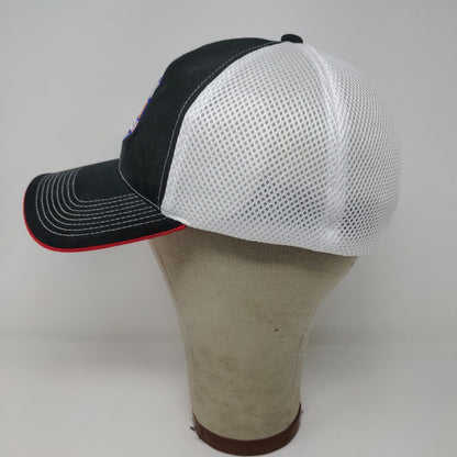 Peyton Manning PeyBack Bowl 2008 Hat Black White Embroidered Logo Mesh Back