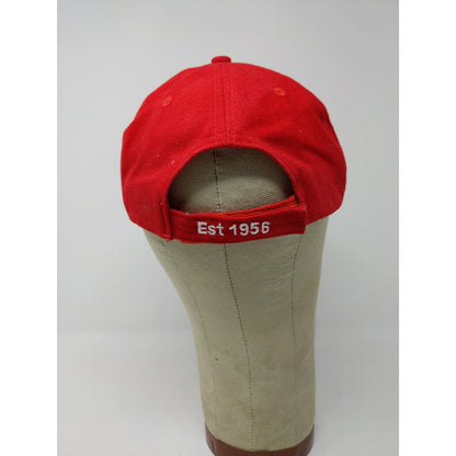 84 Lumber 2006 50 Year Anniversary Strapback Hat Adjustable 58CM Red Embroidered