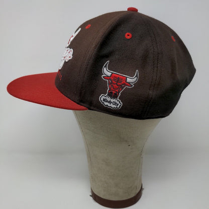 '47 Brand Chicago Bulls Snapback Hat Black Rack One Size Embroidered Logo