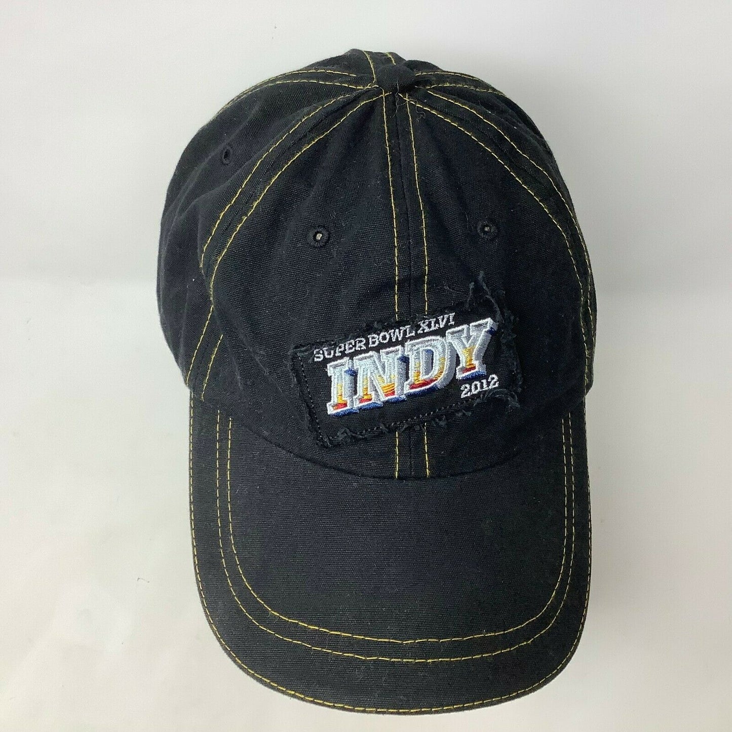 Super Bowl XLVI Indianapolis Indy 2012 Hat Cap Strapback Patch