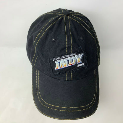 Super Bowl XLVI Indianapolis Indy 2012 Hat Cap Strapback Patch
