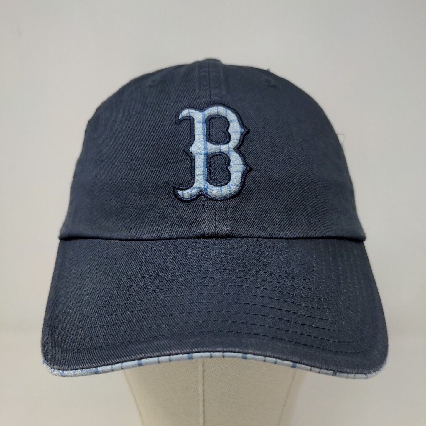 Twins Enterprise Men's Slideback Hat Blue OSFA Boston Red Sox Logo Embroidered