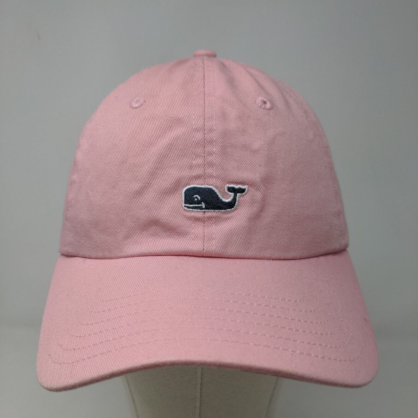 Vineyard Vines Women's Slideback Hat Pink Adjustable Embroidered Whale Logo