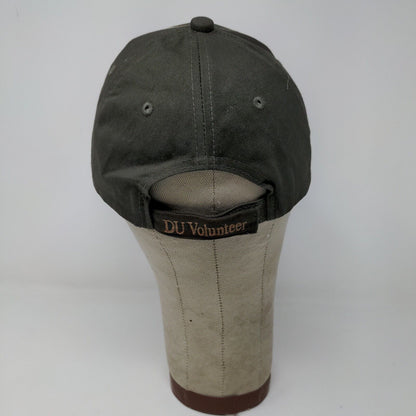 Camo Brown Ducks Unlimited Volunteer Adjustable Strapback Hat Cap Embroidered