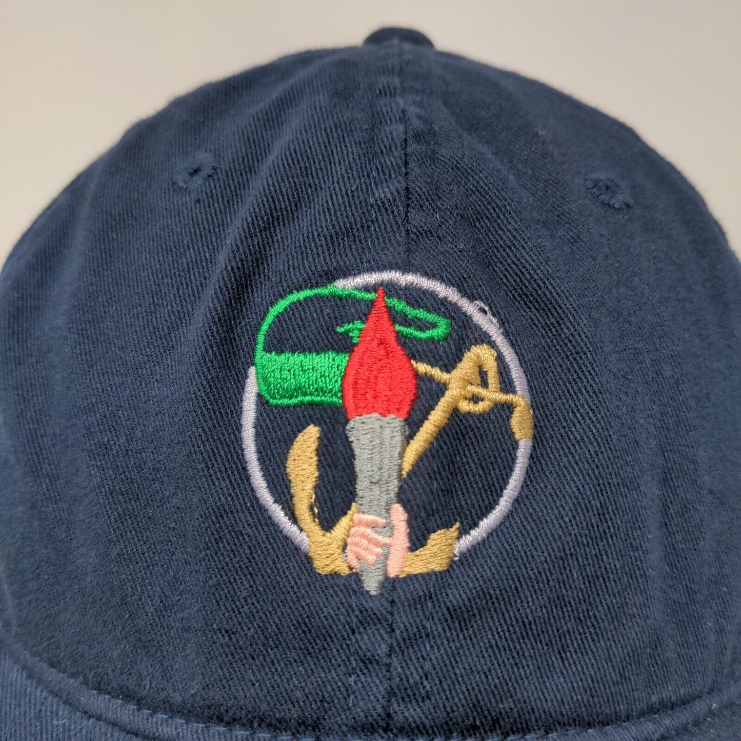 WearGuard Men's FlexFit Fitted Hat Blue OSFA Embroidered Anchor Logo