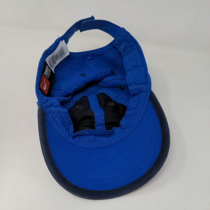 Nike Boy's Strapback Hat Blue Size Toddler Embroidered Swoosh Logo 100% Cotton