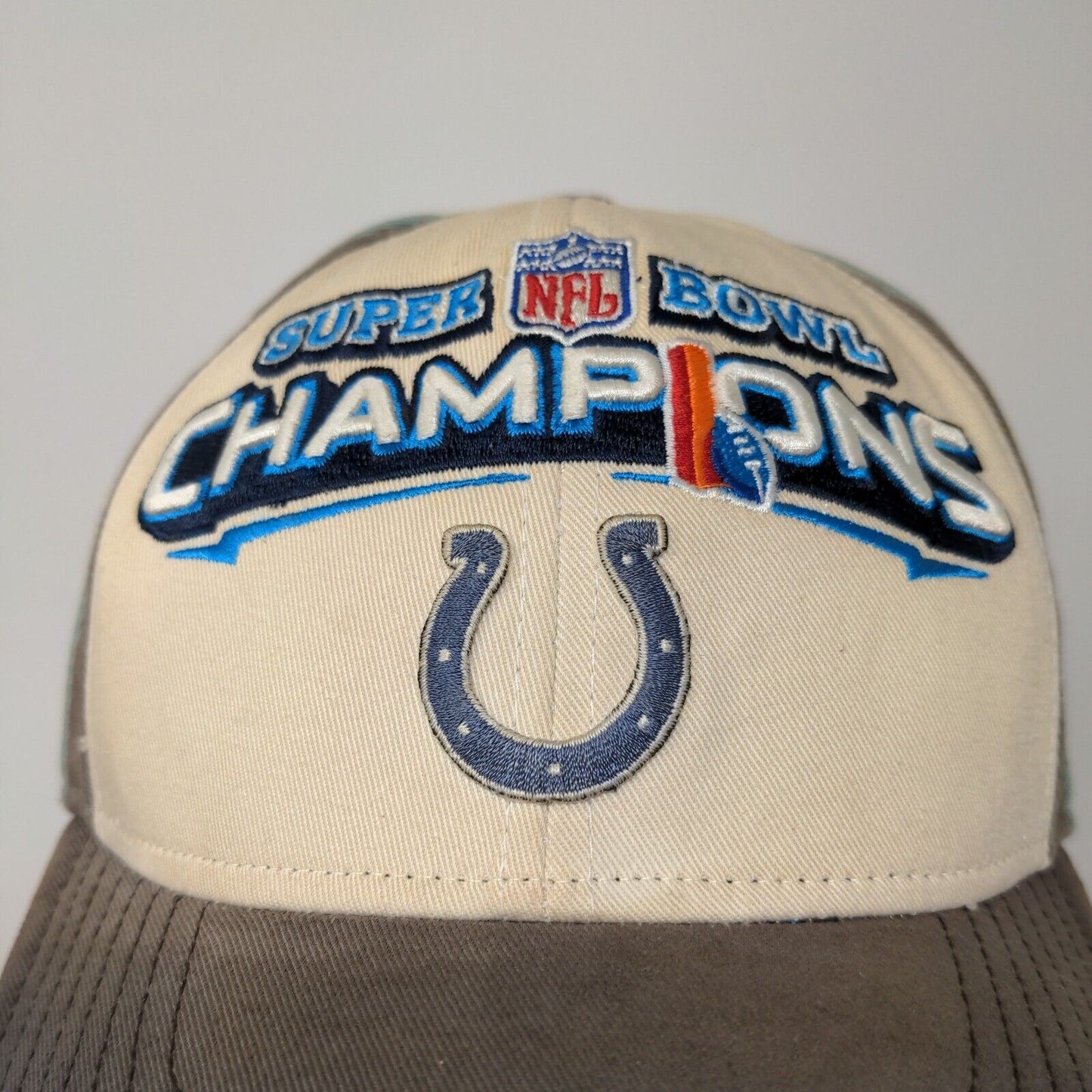 REEBOK Indianapolis Colts 2007 NFL SUPER BOWL XLI Champions Cap Hat Adjustable