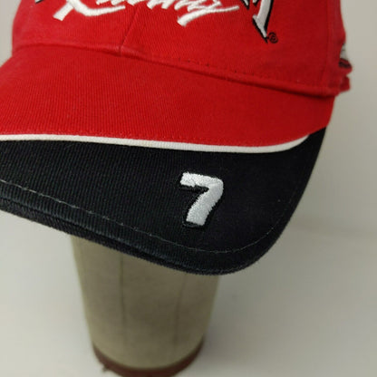 Stylemaster Strapback Hat Jim Beam Racing Red Black OSFA Embroidered Logo #7