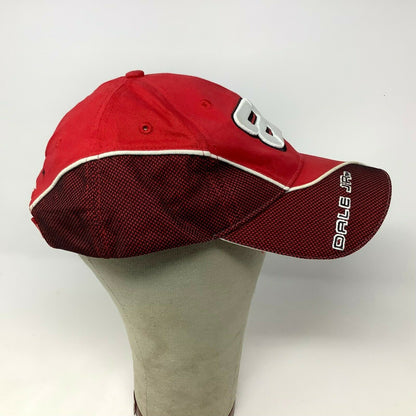 VTG RARE PATTERN Dale Earnhardt Jr 8 Winners Circle Budweiser Cap NASCAR Hat Red