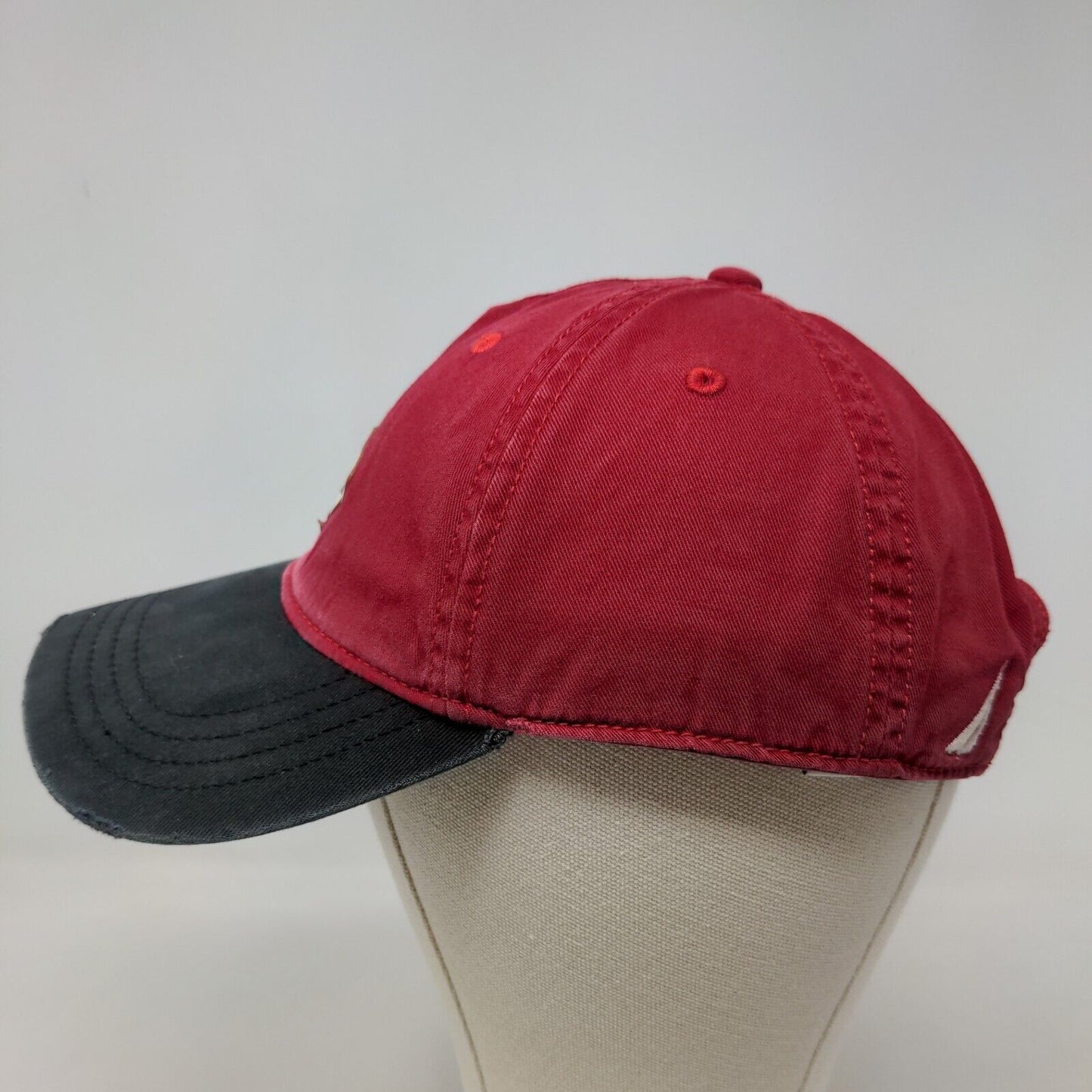 Nautica Men's Slideback Hat Red Size OS Graphic Logo 100% Cotton