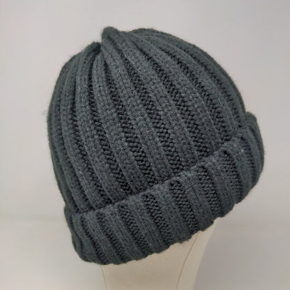 Furtalk Men's Knit Beanie Ski Cap Hat Black Polyester Spandex Blend