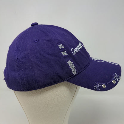 DKPS Men's Strapback Hat Purple Adjustable Cozumel Mexico Vacation Tourist Cap