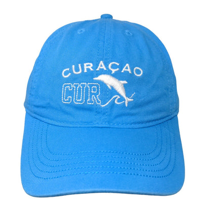 Ourway Sportswear Boy's Strapback Hat Blue Adjustable Embroidered Curaco Logo