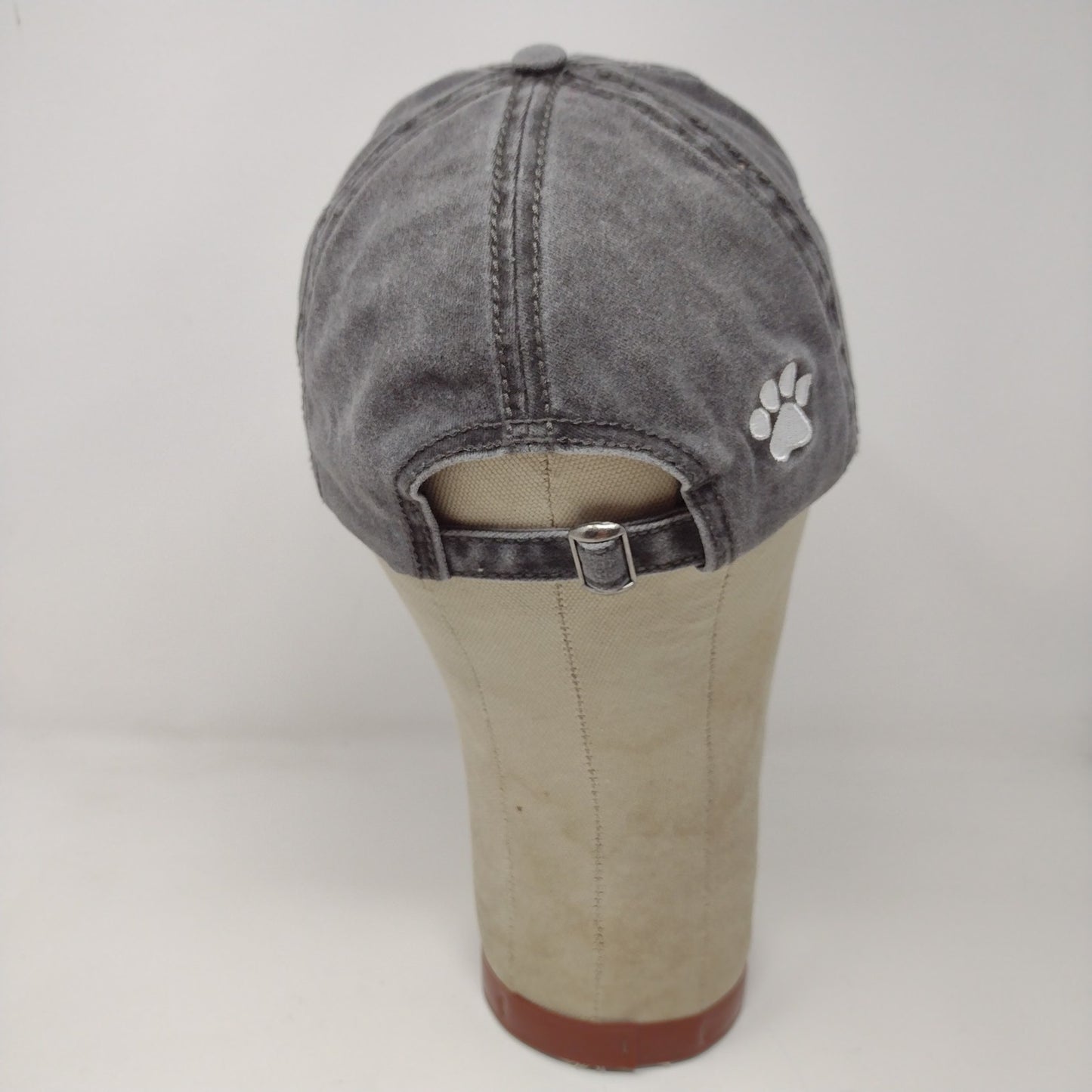 Altered State Dog Mom Slideback Hat Embroidered Paw Gray Distressed