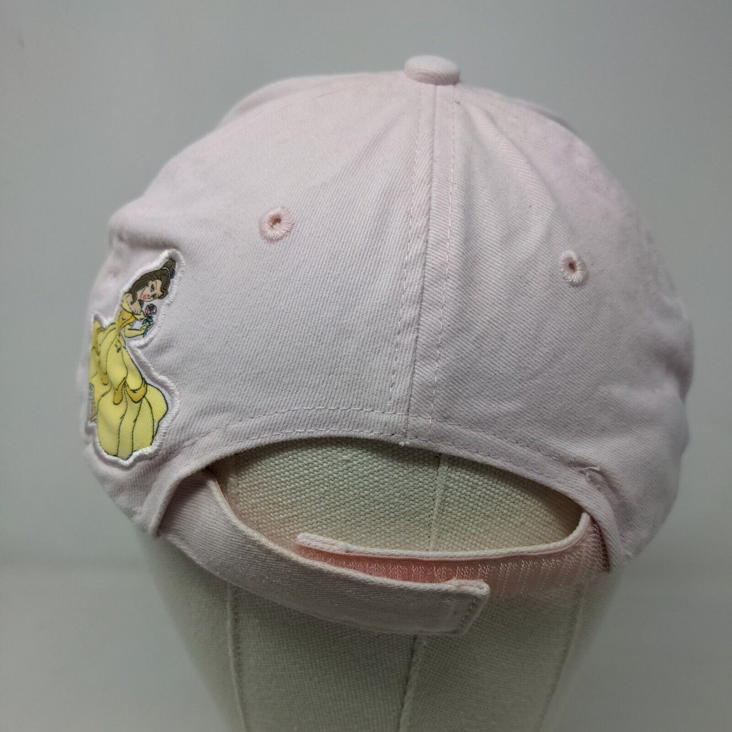 Walt Disney World Girl's Strapback Hat Pink Youth Embroidered Cinderella Aurora