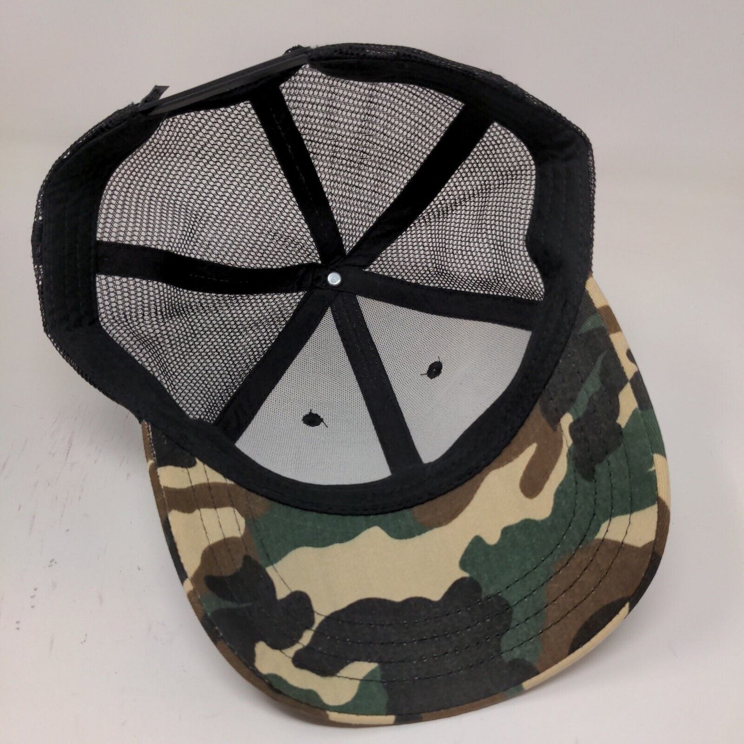 Diesel Power Mens Snapback Camo Patriotic Hat Black Meshback Patch Flag Logo