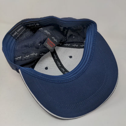 Sean John Men's Fitted Hat Blue Size M/L Embroidered Logo 100% Cotton