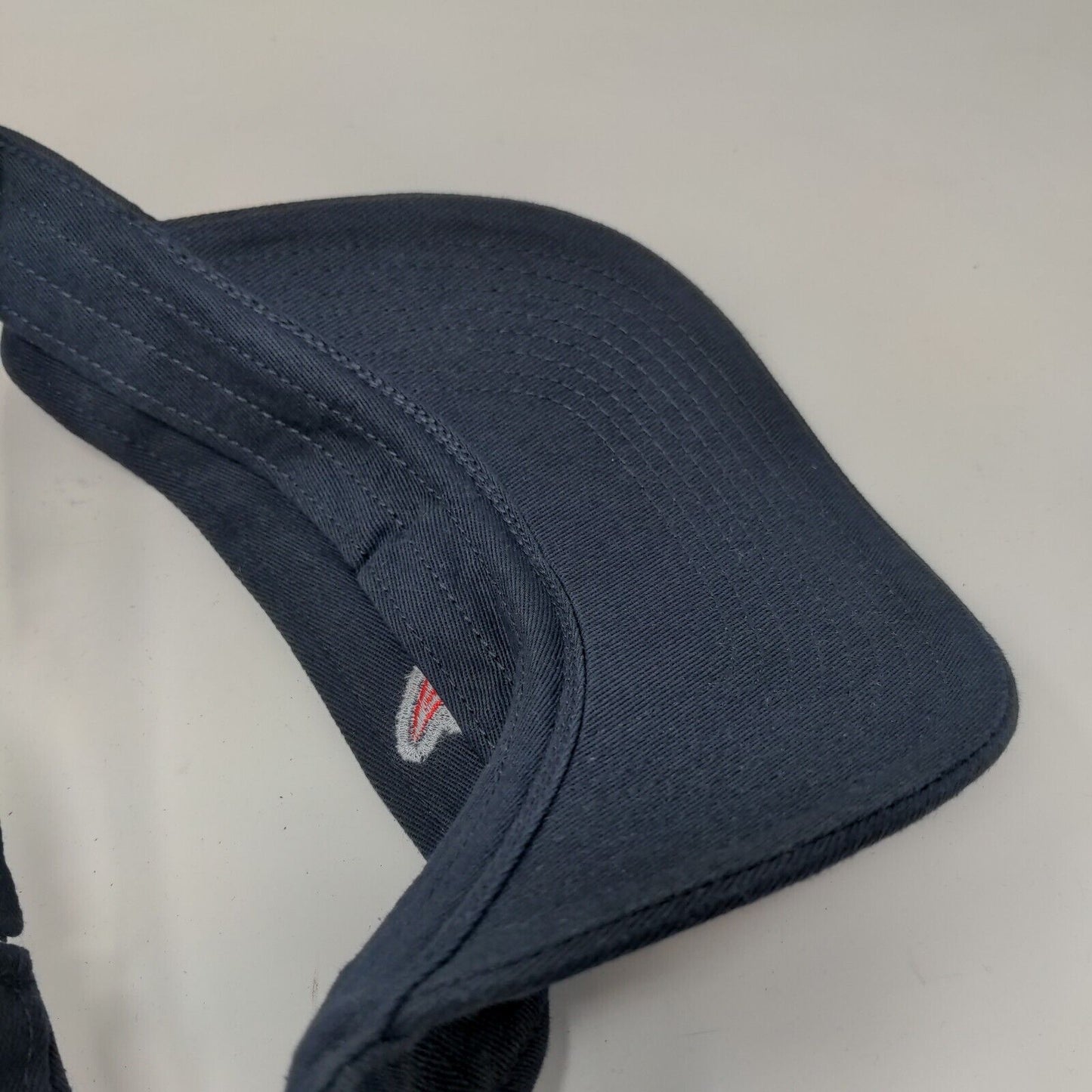 Richardson Men's Strapback Sun Visor Hat Blue Model R45 Embroidered A Logo