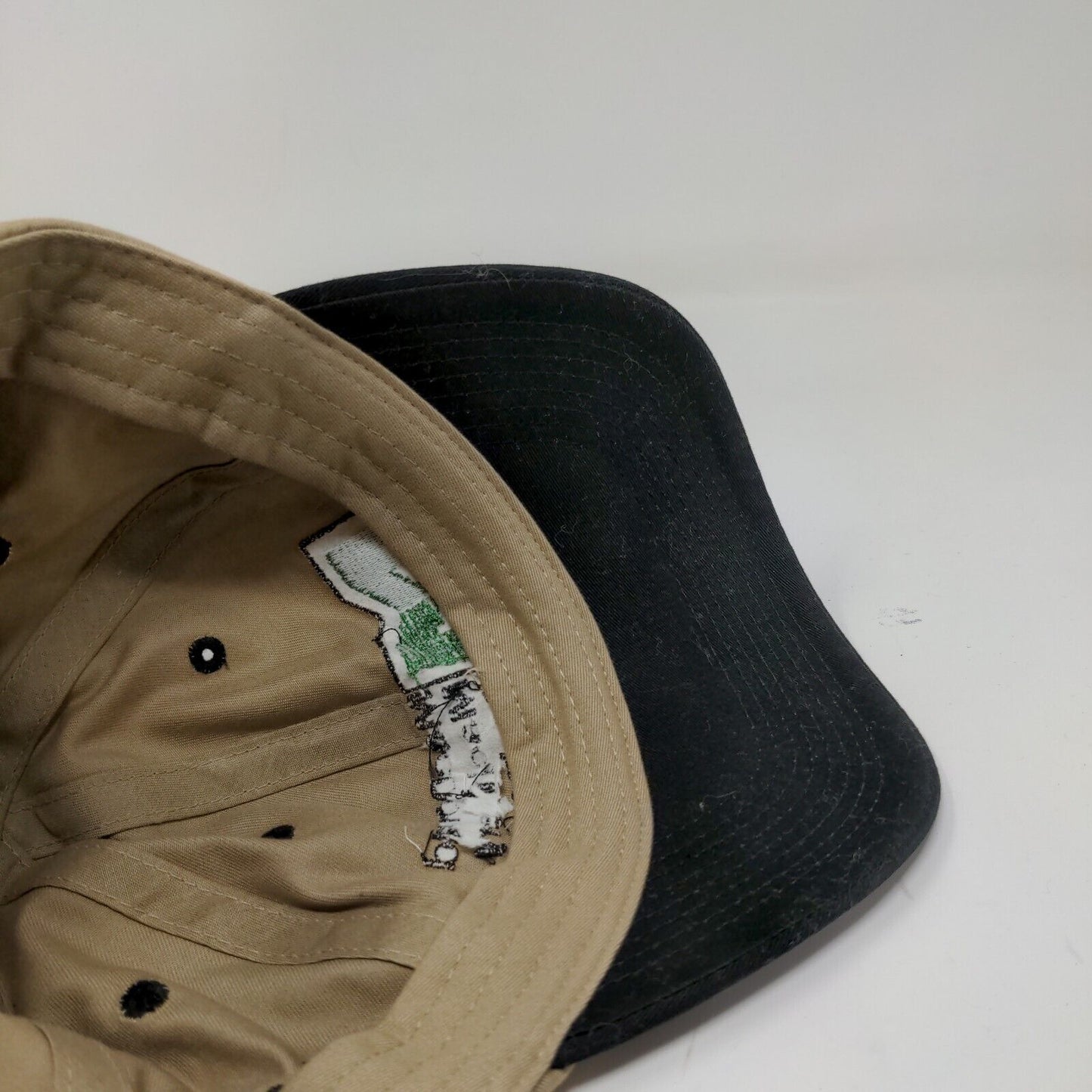 Falcon Men's MacDonald Machinery Case Slideback Hat Tan Adjustable Embroidered
