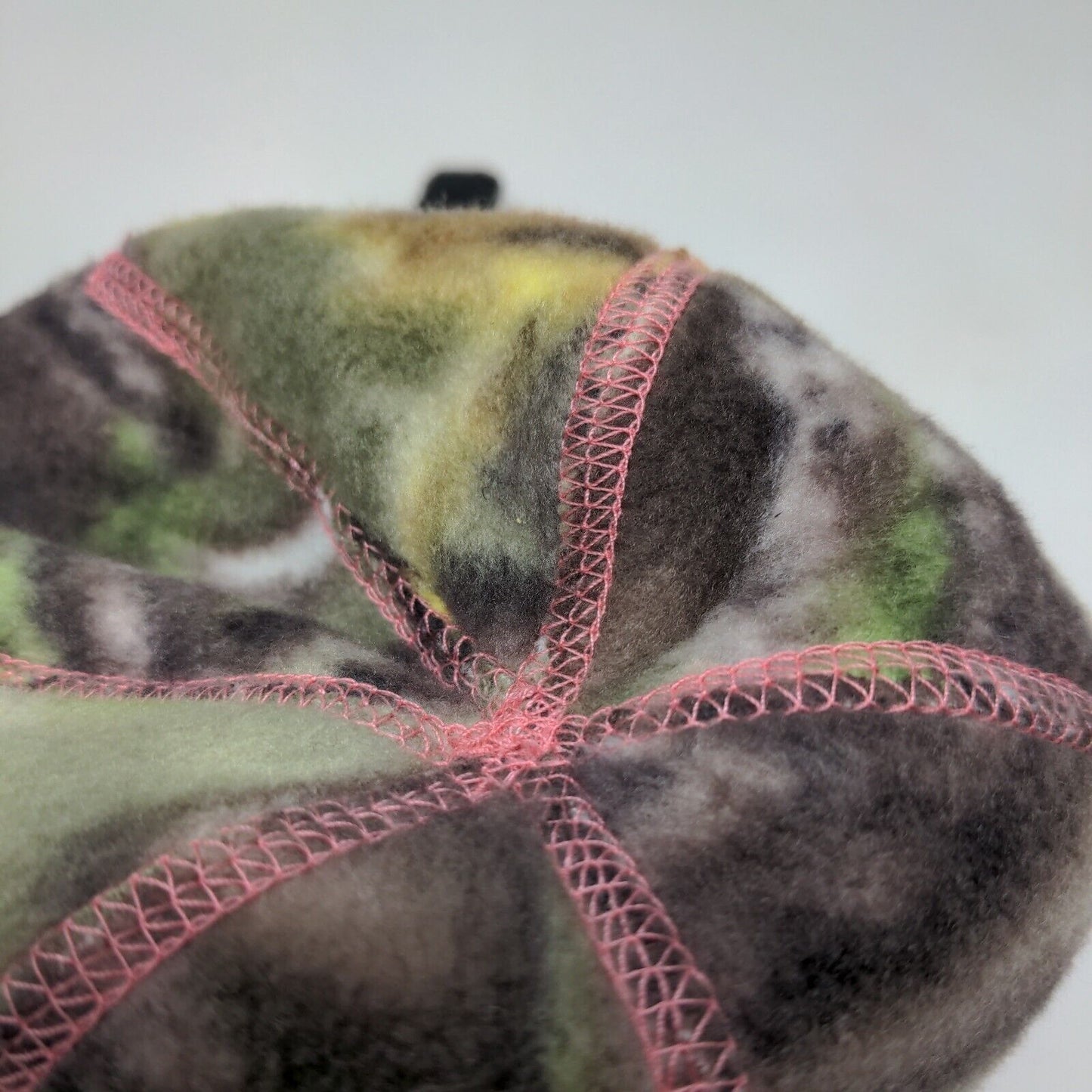 Huntworth Girls Camo Beanie Hat Fleece Green Brown Pink One Size Embroidered