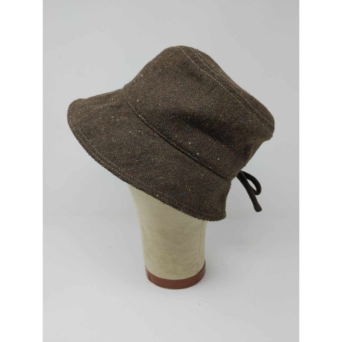 San Hat Diego Co Size 57CM Brown Tie Back Bucket Hat Sun Hat