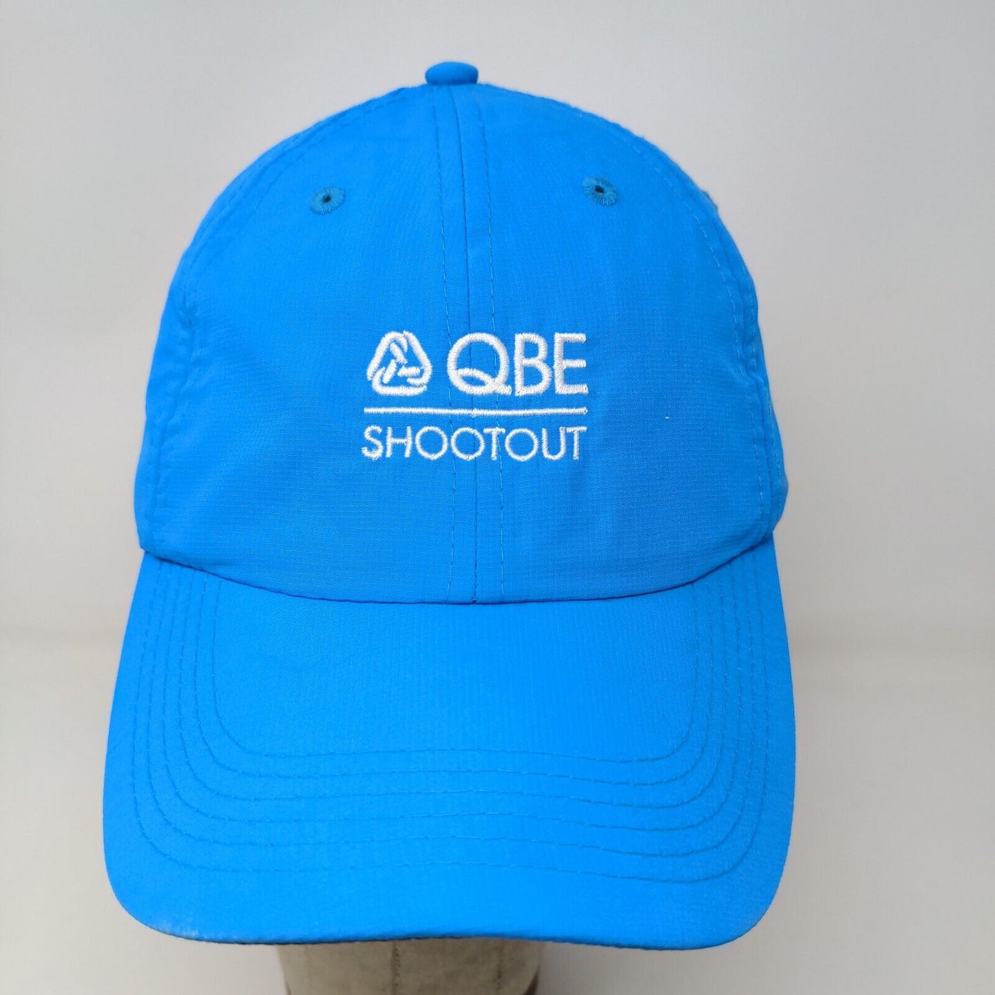 QBE Shootout Slideback Hat PGA Golf Blue OSFA Embroidered Logo