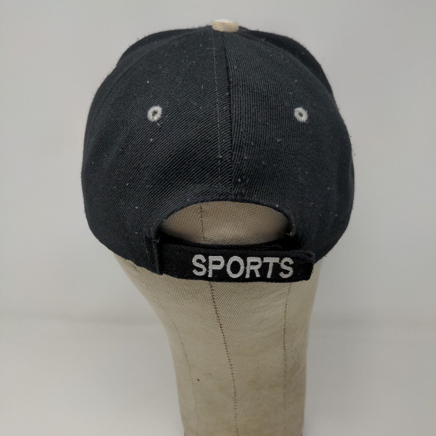New York Strapback Baseball Hat Black Adjustable Embroidered Logo