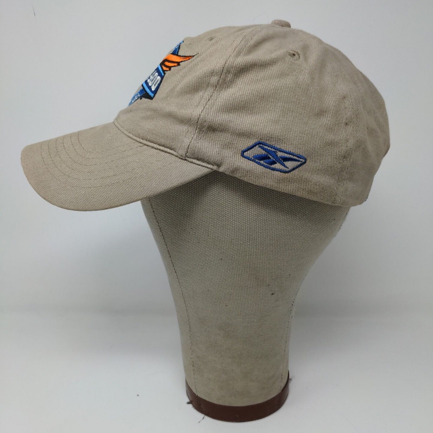 Allstate 400 at the Brickyard Slideback Hat Beige Adjustable Embroidered 2005