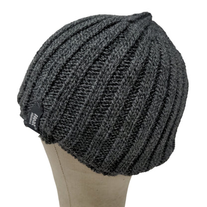 Heat Holders Women's Knit Beanie Hat Sherpa Fleece Lined Gray One Size