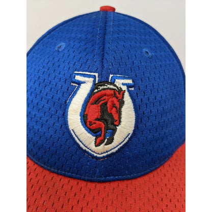 System Five 400 Baseball Hat Cap Size 3 Red Horse Horseshoe Embroidered Logo
