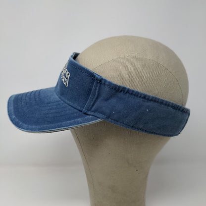 Triangle Sport Men's Strapback Sun Visor Hat Cap Blue OSFM Bonita Beach FL