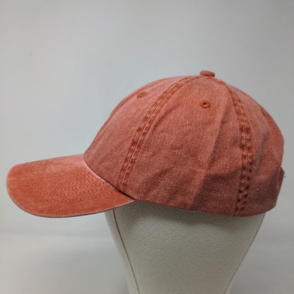 City Hunter Men's Slideback Hat Orange Adjustable Blank 100% Cotton