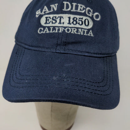 San Diego California Youth Kids One Size Adjustable Strapback Blue Baseball Cap