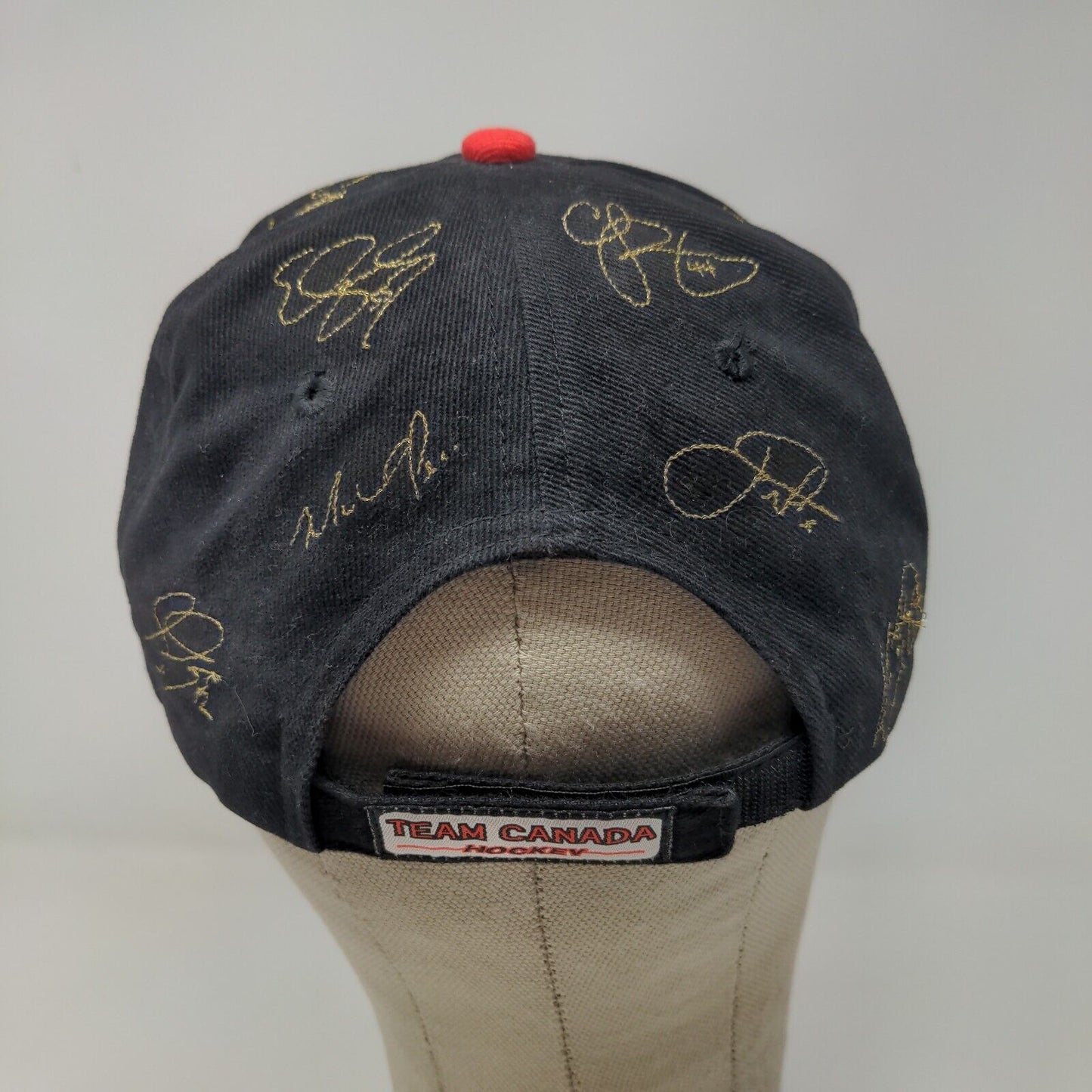 Waves Men's Strapback Team Canada Hockey Hat Embroidered Autographs Signatures