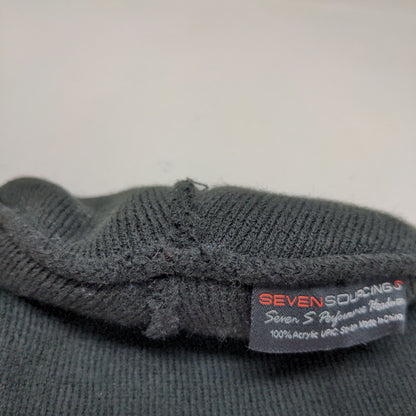 James Hardie Men's Knit Beanie Hat Cap Black Embroidered Logo