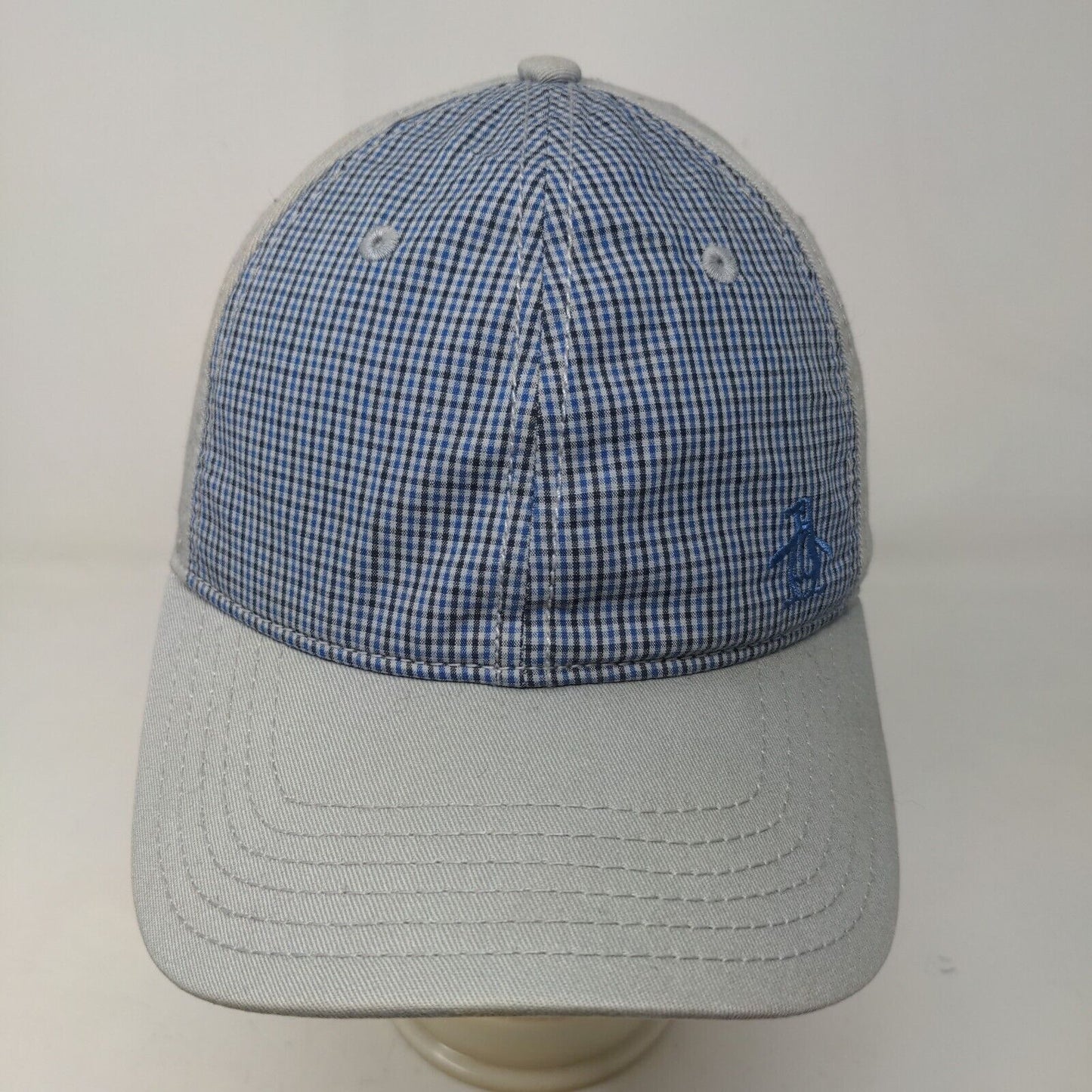 Penguin by Munsingwear Men's Strapback Hat Blue Gray OSFA Embroidered Logo