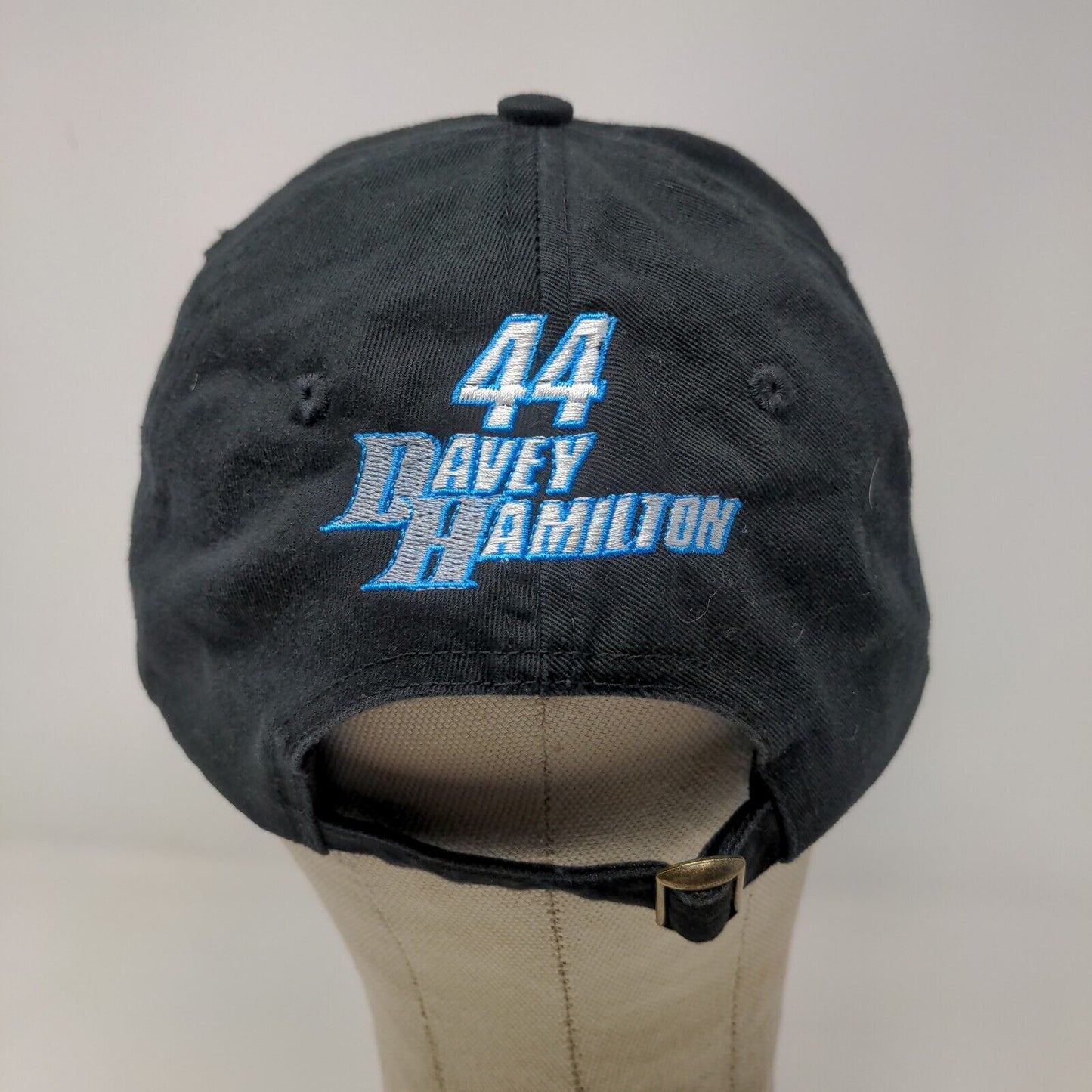 Lids Men's Slideback Hat Black Dreyer & Reinbold #44 Davey Hamilton Logo