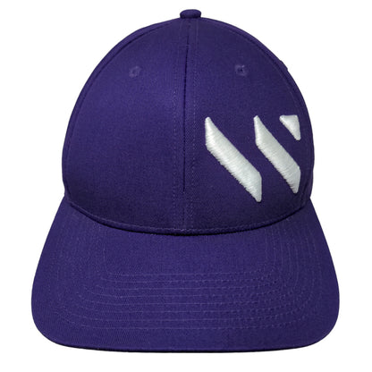Outdoor Cap Men's Snapback Hat Purple Size Adult Embroidered Weka Logo