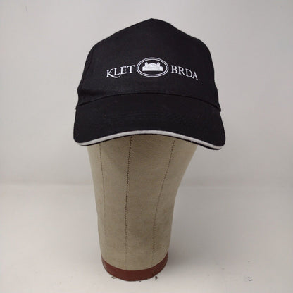 KLET BRDA Black White Strapback Hat Cap Adjustable Graphic Print Logo