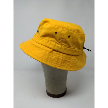 Woodleigh Bucket Hat Yellow Size 58 CM Embroidered Spell Out