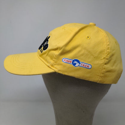 Finn Tack Men's Strapback Hat Yellow Adjustable Embroidered HAMBO Logo