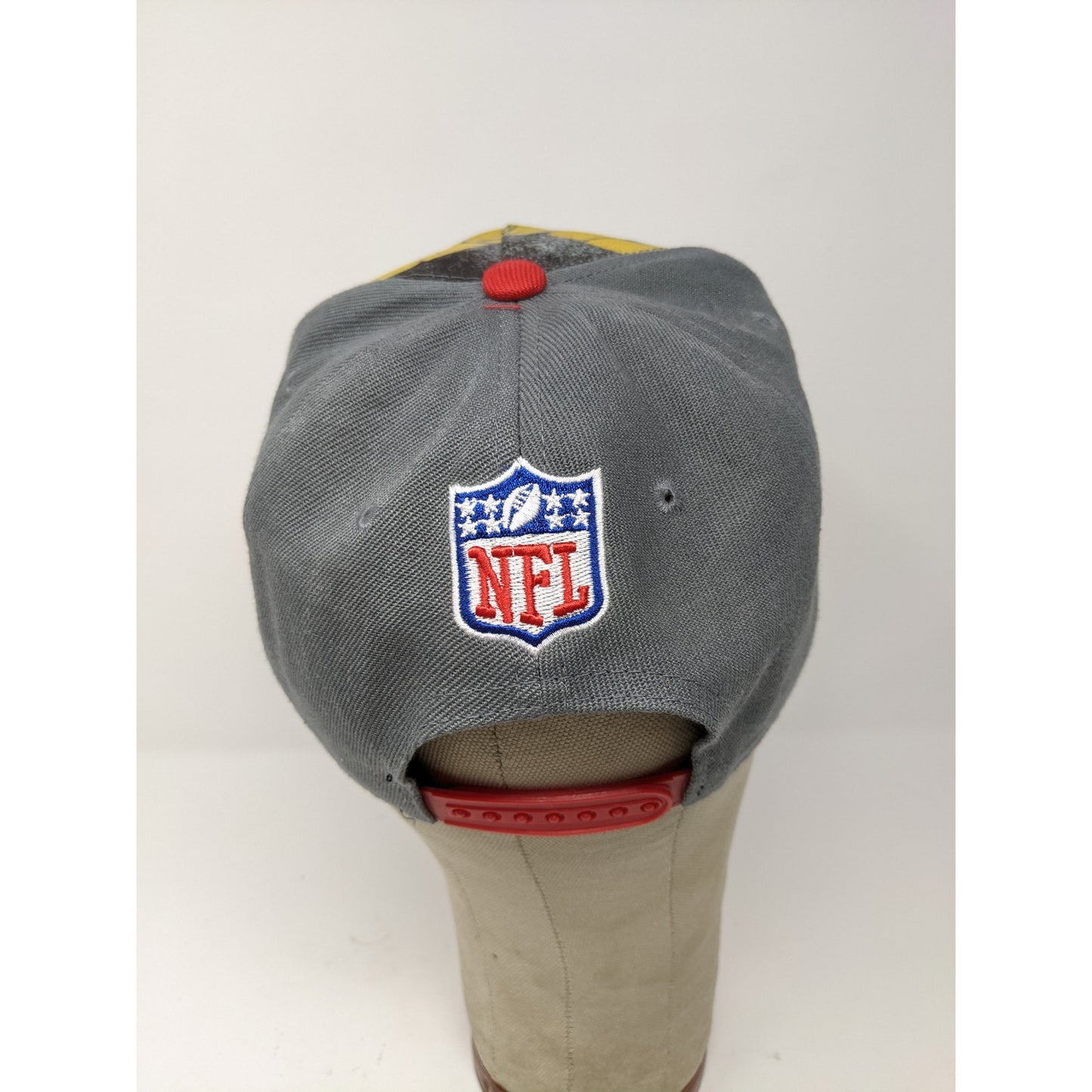 New Era 9Fifty Snapback Hat NFL Kansas City Chiefs Hat Red & Grey Embroidered